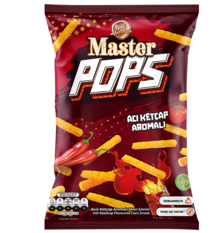 Gold Harvest Master Puff Hot Ketchup Flavour Sipsi 90g - Sipsit - 17421 - 1