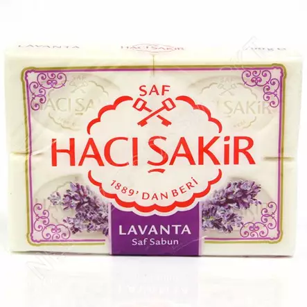 Haci Sakir Sabun Lavanta Palasaippua 4x150g - Saippuat ja suihkugeelit - 2981 - 1