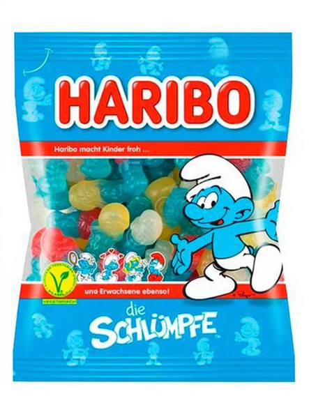 Haribo Smurf Veggie Karkkipussi 100g - Irtomakeiset - 18641 - 1