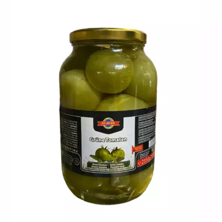 Kelmendi Green Tomatoes / Vihreä tomaati 2350g CAM - Kurkkusäilykkeet - 12061 - 1