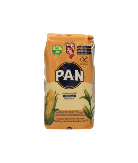 PAN (Harina) Keltainen Maissijauho 1kg Gluten Free - Maissijauho - 4191 - 1