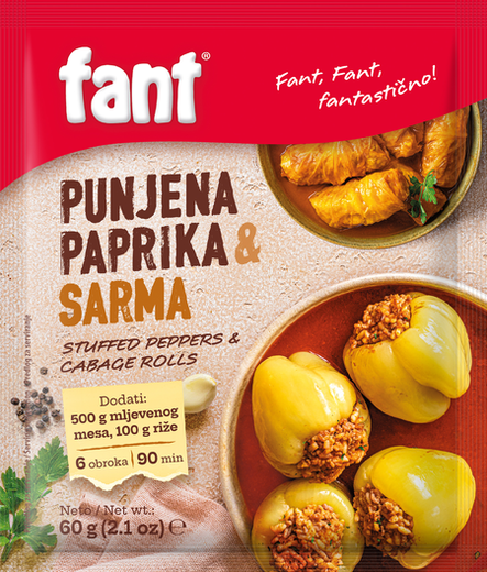 Podravka Fant Täytepaprika Mausteseos 65g - Maustesekoitukset - 7581 - 1