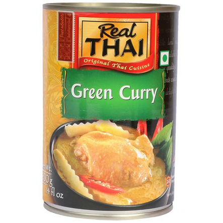 Real Thai Green Curry/ Vihreä Curry 400g TNK - Chili-kastikkeet - 19201 - 1