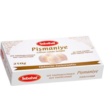 Sebahat Turkish Cotton Candy Vanilla/ Karkki 250g - Turkish Delight & Halvat - 18681 - 1