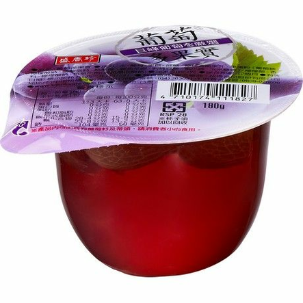 Sheng Xiang Zhen Fruit Jelly Grape / Hedelmähyytelö rypäle 180g - Konvehdit - 10171 - 1
