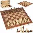 3-in-1 Chess & Checkers & Backgammon Lautapeli 44x25cm 2718 - Lelut - 14711 - 1