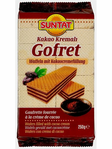 Suntat Waffles with cocoa flavour / Kaakaokermalla täytetyt vohvelit 250g - Täytekeksit ja vohvelit - 19781 - 1
