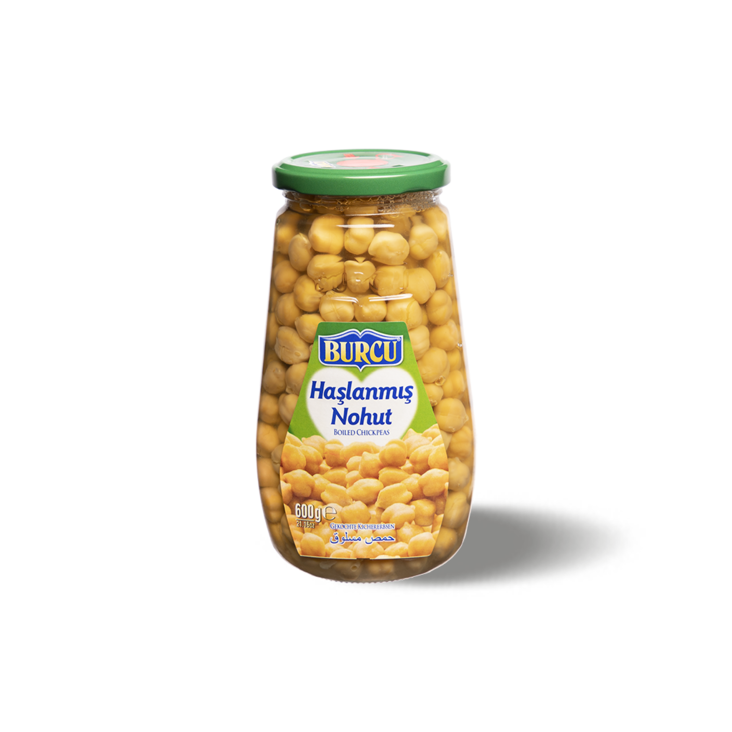 Burcu Haslanmis Nohut / Kikherneet suolaliemessä 600g CAM - Papu- ja linssisäilykkeet - 1151 - 1