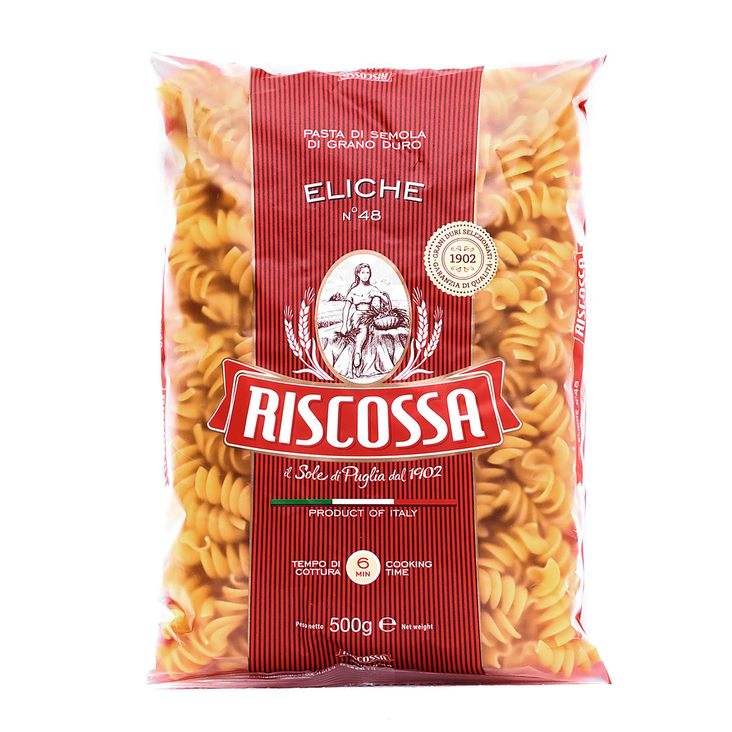 Pasta Riscossa Eliche 500g - Bulgur ja muut lisäkkeet - 17331 - 1