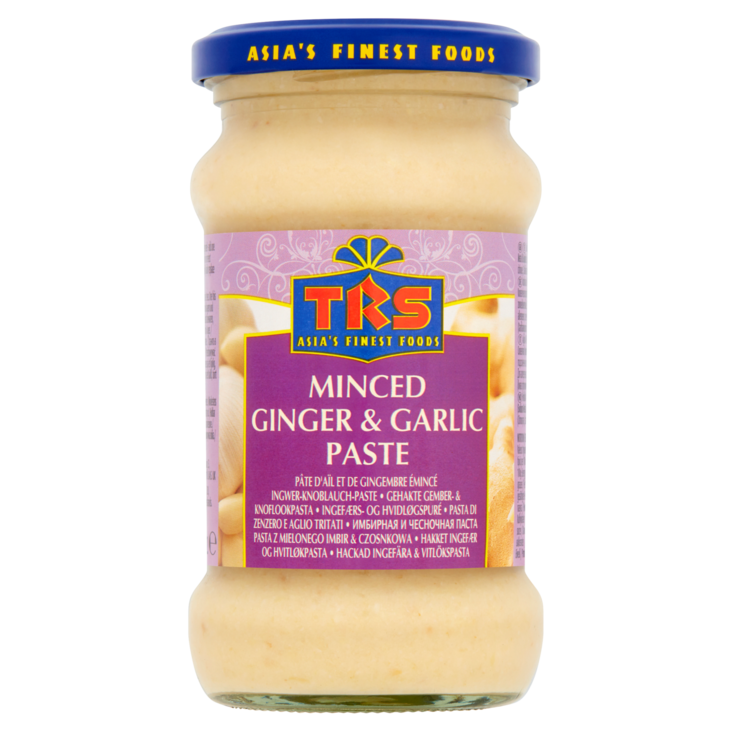 TRS Minced Ginger&Garlic Paste/ Jauhettu Inkivääri&Valkosipulitahna 300g - Erikoiskastikkeet - 17781 - 1