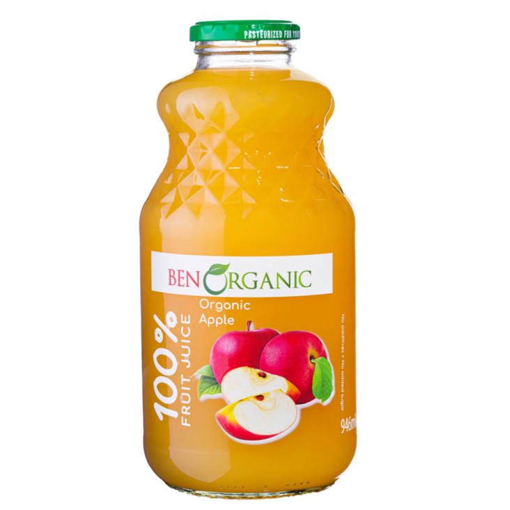 BenOrganic 100% Omenamehu 946ml CAM - Täysmehut - 18101 - 1