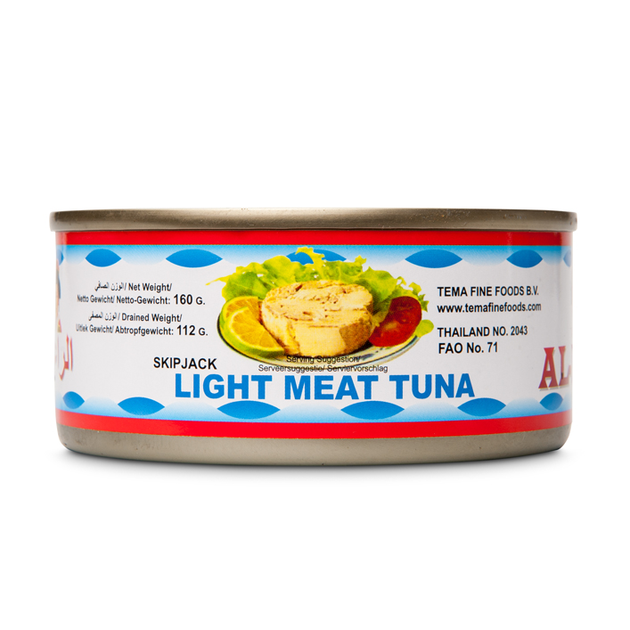 AL-RAII Light Meat Tuna/ Tonnikalasäilyke 160g TNK - Kala- ja äyriäissäilykkeet - 18651 - 1