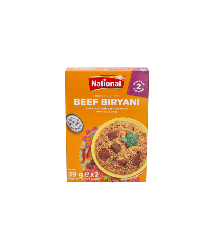 National Spice Mix for Beef Biryani/ Biryanimausteseos 78g - Maustesekoitukset - 20061 - 1