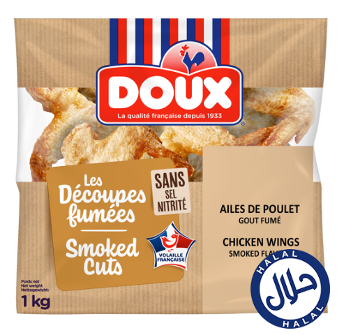 Doux Chicken Wings Smoked Kanansiivet 1kg - Kana pakasteet - 21601 - 1