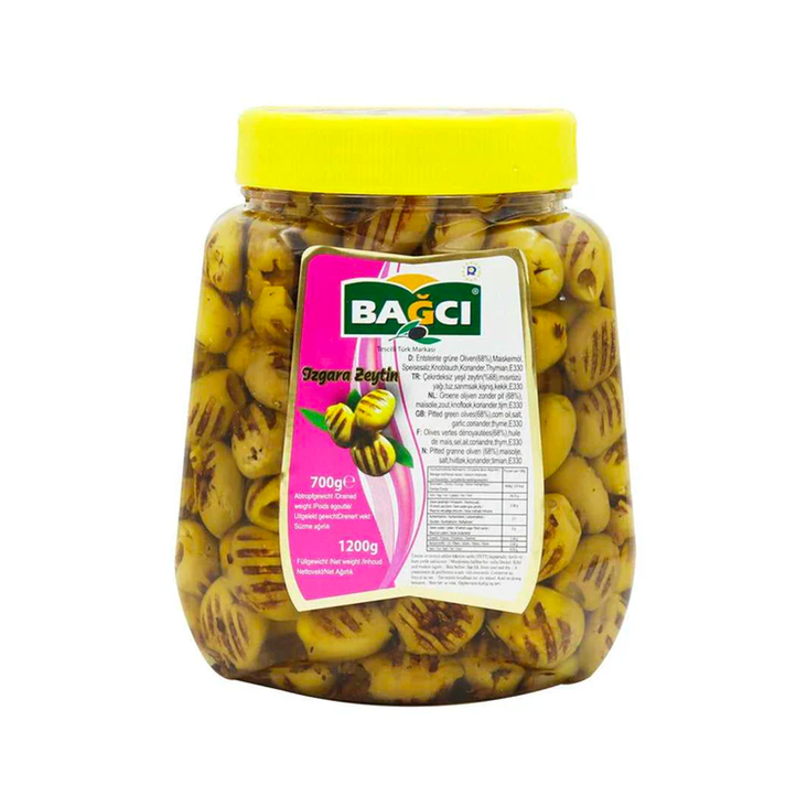 Bagci Izgara Zeytin/ Grillattu Vihreä Oliivi 700g PET - Oliivisäilykkeet - 611 - 1