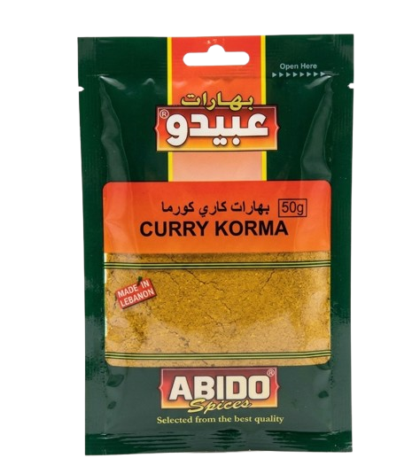 Abido Spices Curry Korma jauhe 50g - Yleismausteet - 21321 - 1