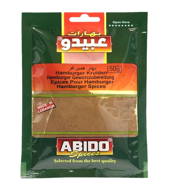 Abido Spices Hamburger Spices / Burger mausteseos 50g - Erikoismausteet - 12321 - 1