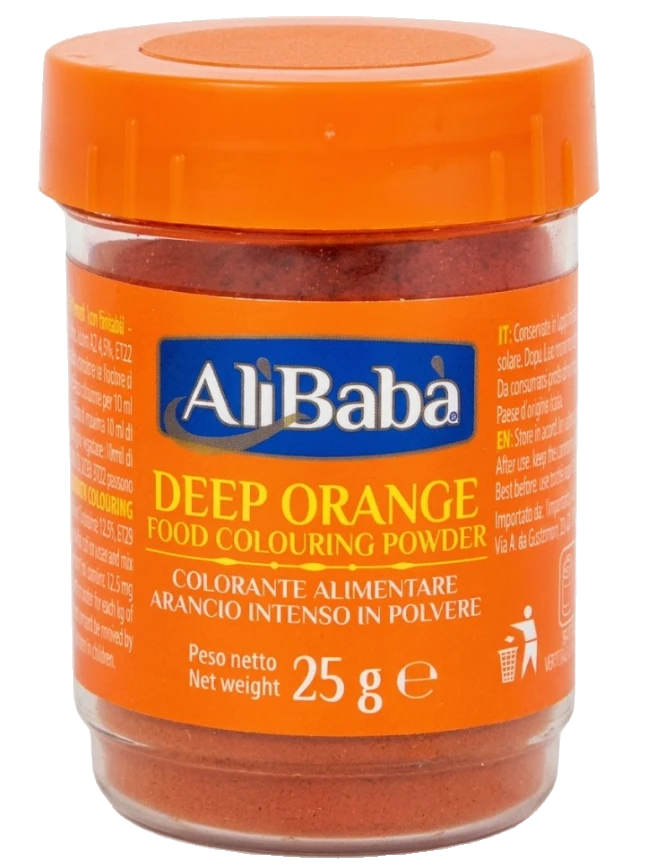 Alibaba Orange Food Colour / Ruokaväri Oranssi 25g - Elintarvikevärit - 20461 - 1