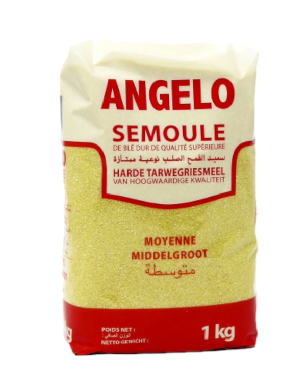 Angelo Semoule Semolina Medium 1kg - Vehnäjauho - 13711 - 1