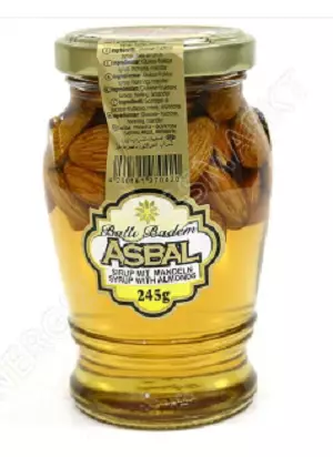 Asbal Bademli Bal / Siirappi Hunaja Mantelilla 245g - Hunajasiirapit - 491 - 1