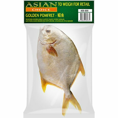 Asian Choice Golden Pomfret Kala 400/600 5kg - Pakastekalat - 12781 - 1