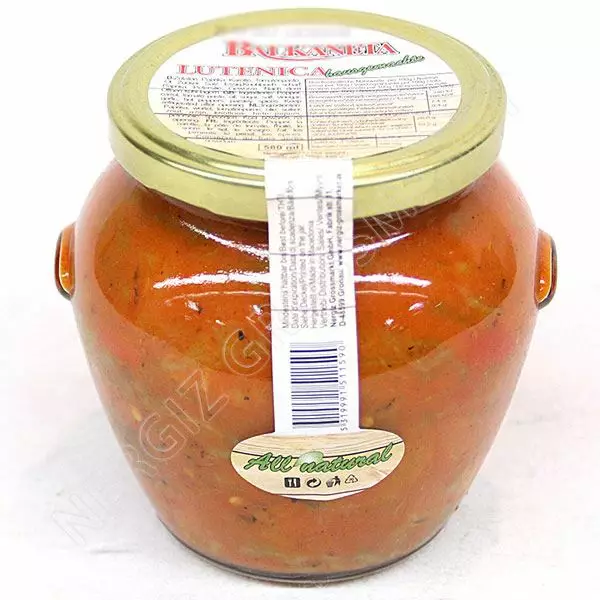 Balkaneta Lutenica Anfora 580g - Tomaatti- ja paprikasäilykkeet - 13521 - 1