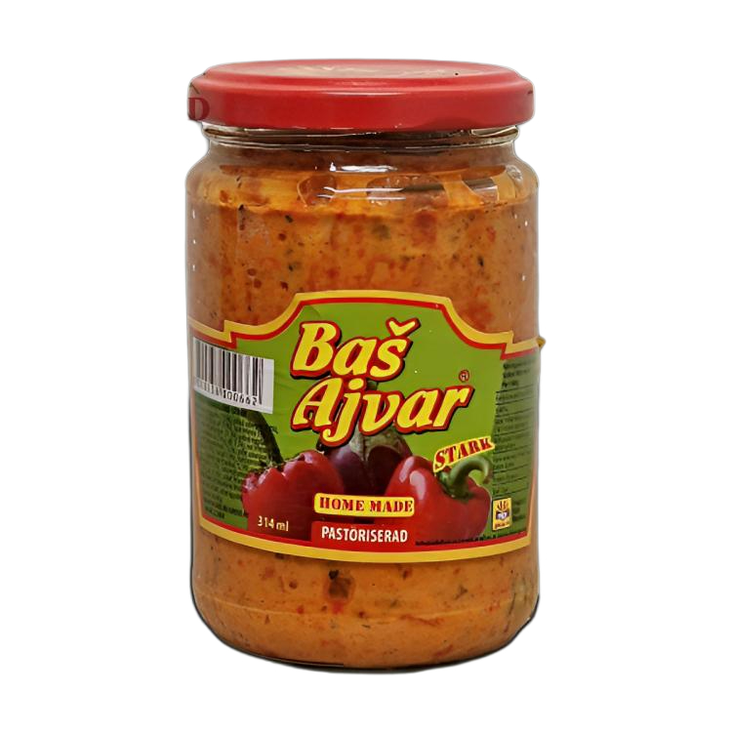 Bas Ajvar Aci / Tulinen 314ml - Tomaatti- ja paprikasäilykkeet - 12341 - 1
