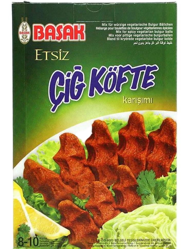 Basak Etsiz Cig Köfte/ Sekoitukset VEGAANI Bulgur-pullat 500g - Valmisruokasäilykkeet - 18761 - 1