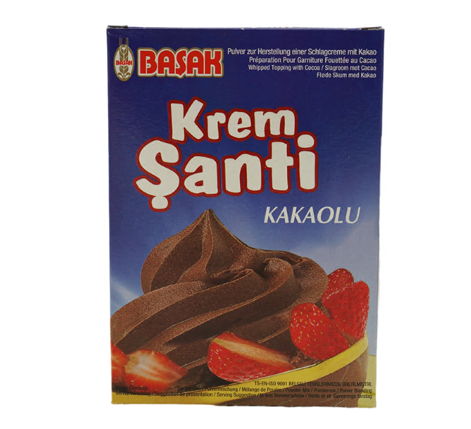 Basak Krem Santi Kakaolu / Kaakao Kermavaahto 75g - Leivinjauheet, ruokasoodat & kuivahiivat - 711 - 1