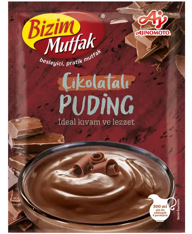 Bizim Mutfak Chocolate Puding/ Suklaa Vanukasjauhe 118g - Vanukkaat ja jälkiruoka-ainekset - 19071 - 1