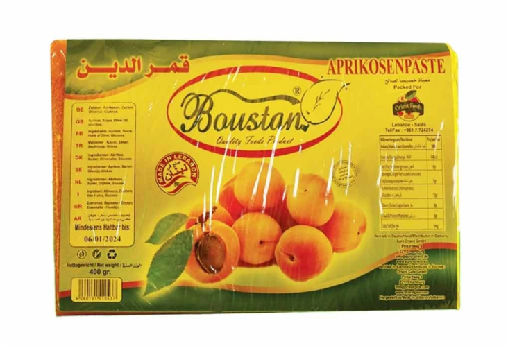 Boustan Kayisi Pestili / Aprikoosi tahna 400g - Kuivatut hedelmät - 3311 - 1