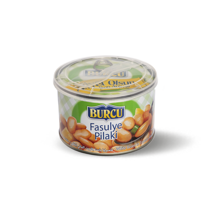 Burcu Fasulye Pilaki / Valkoiset pavut tomaattikastikkeessa 400g TNK - Tomaatti- ja paprikasäilykkeet - 1071 - 1
