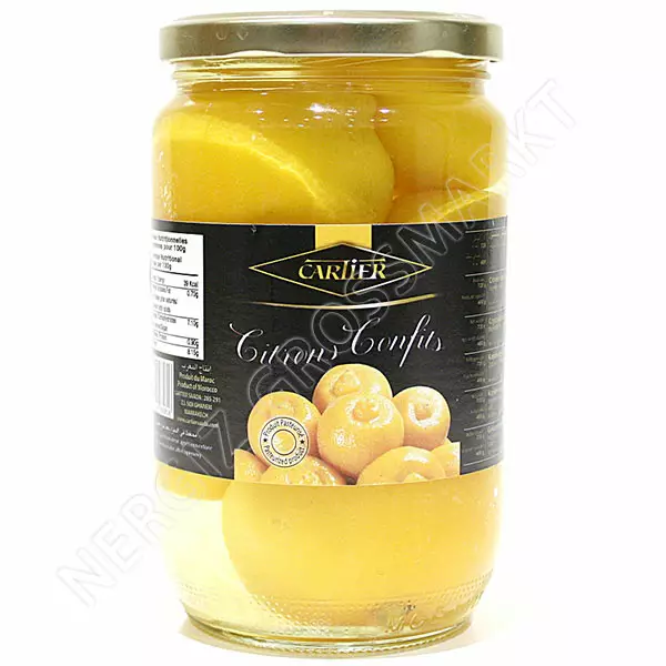 Cartier Lemons Zitronen Säillötty Sitruunat 720g CAM - Vihannessäilykkeet - 1281 - 1