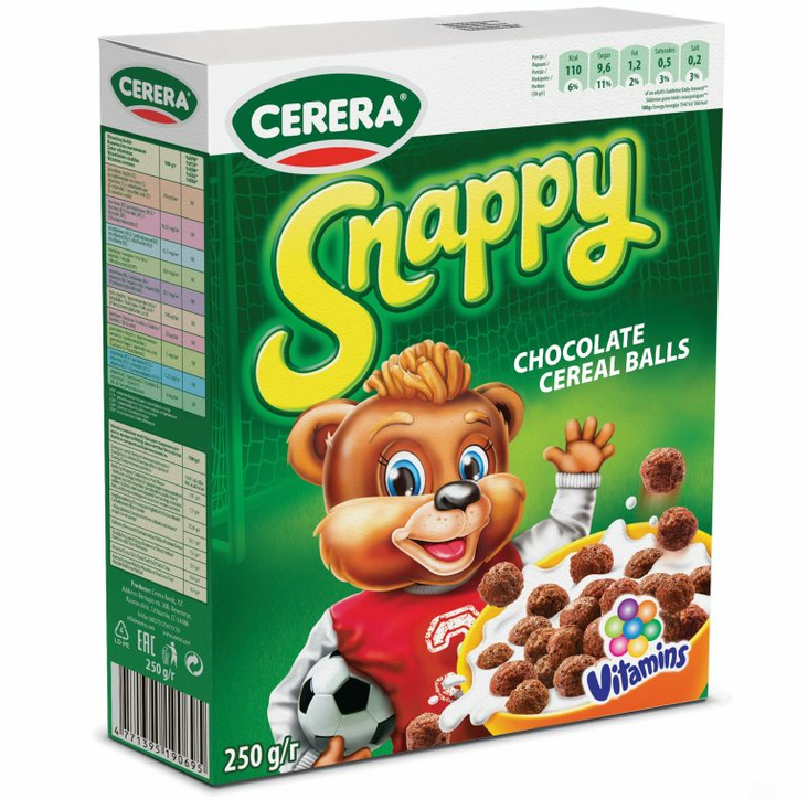Cerera Snappy Chocolate Cereal Balls/ Muro 250g - Murot - 19511 - 1