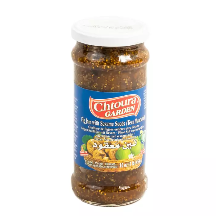 Chtoura Garden Fig Jam Sesame Seeds / Viikunahillo seesaminsiemeniä 454g CAM - Hillot - 12421 - 1