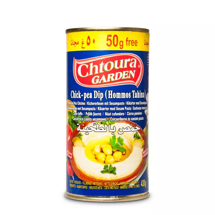 Chtoura Garden Chickpea Dip / Kikhernelevite (hummus tahina) 430g TNK - Papu- ja linssisäilykkeet - 1361 - 1