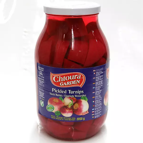 Chtoura Garden Pickled Turnip / Nauris 3kg - Vihannessäilykkeet - 6671 - 1