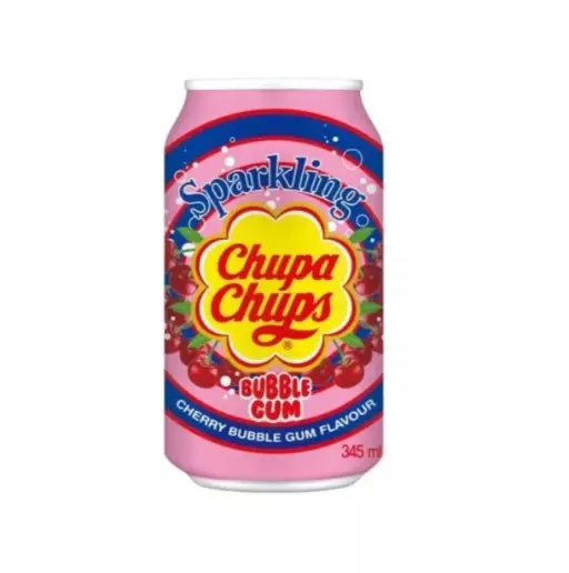 Chupa Chups Sparkling Soda Cherry Bubble Gum Hiilihapotettu juoma 345ml - Limonadit ja virvoitusjuomat - 9261 - 1