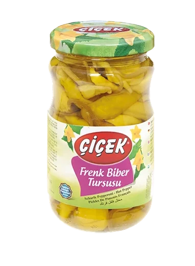 Cicek Frenk Biber Tursusu / Tulinen chilipaprika suolaliemessä 330/135g CAM - Pepperonisäilyke - 11061 - 1