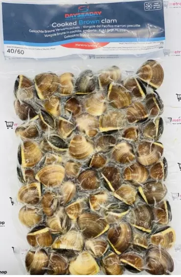 Dayseaday Cooked Bronw Clam 40/60 1KG - Pakasteäyriäiset - 14651 - 1