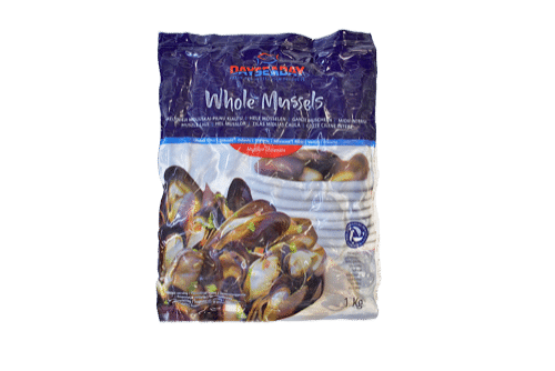 Dayseaday Whole Mussels/ Simpukka 1KG - Pakasteäyriäiset - 6951 - 1