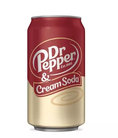 Dr Pepper Cream Soda Limonadi 355ml TNK - Limonadit ja virvoitusjuomat - 14551 - 1
