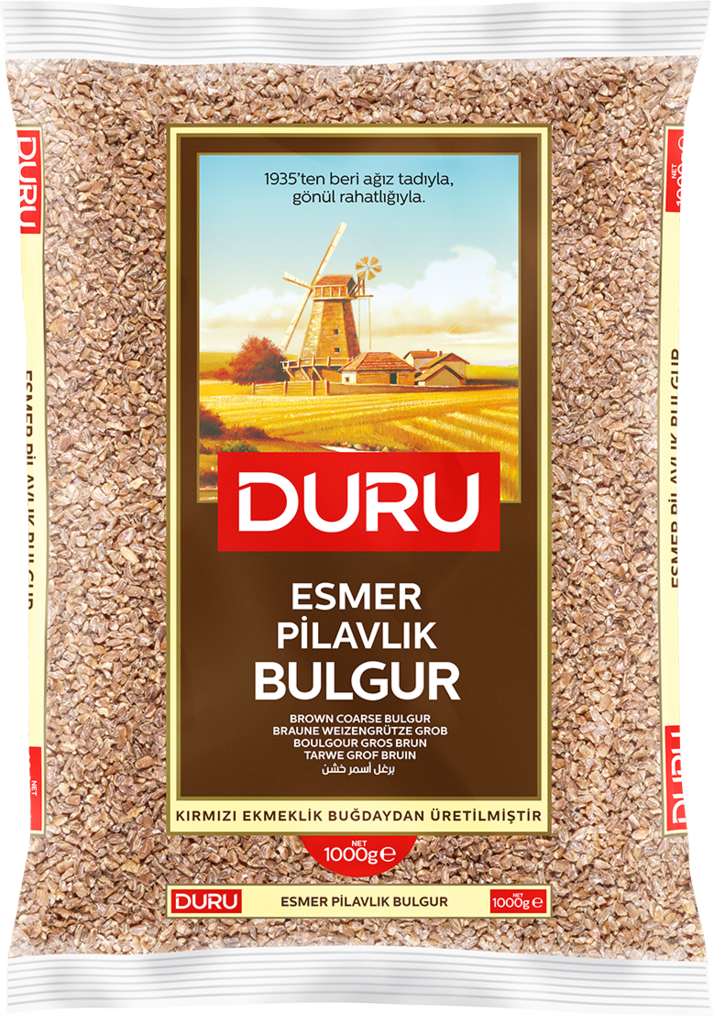 Duru Esmer Pilavlik Bulgur/ Karkea Ruske Bulgur 1KG (105) - Bulgur - 2211 - 1