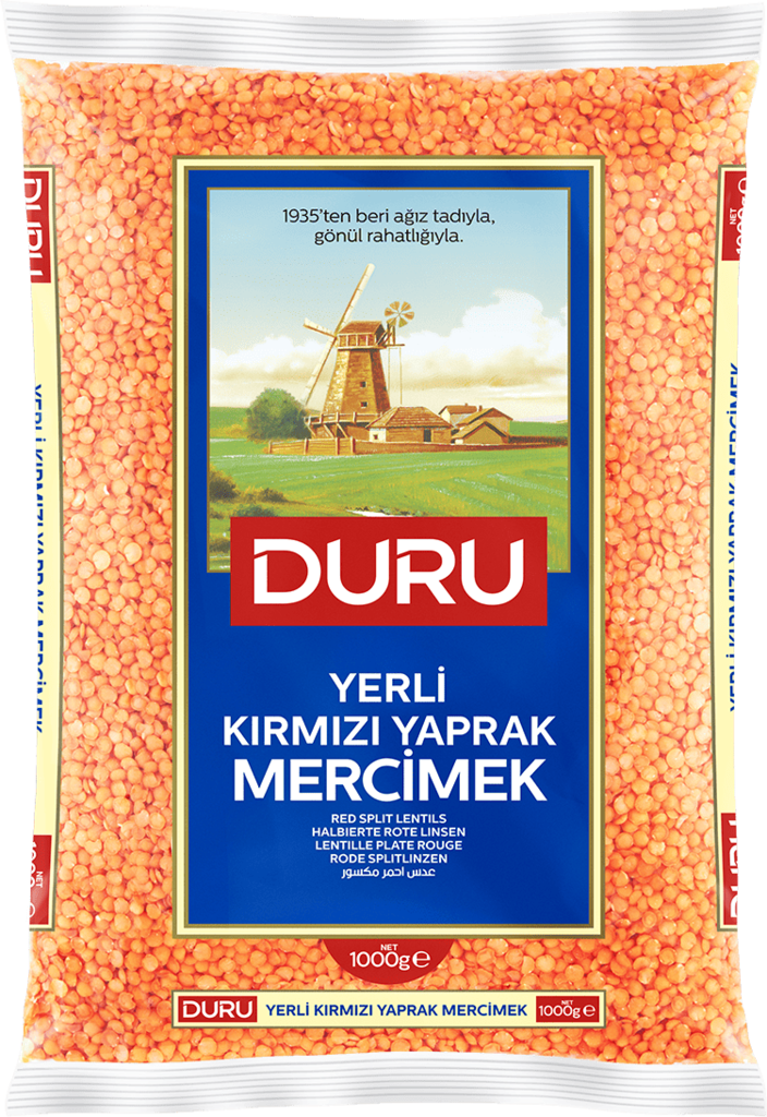 Duru Kirmizi Yaprak Mercimek / Halkaistu punainen linssi 2kg - Linssit - 14251 - 1