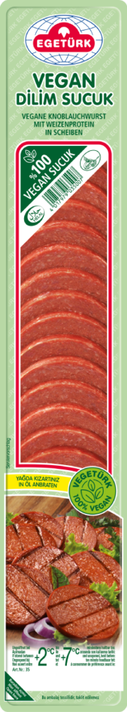 Egeturk VEGAN Dilim Sucuk / Viipaloitu makkara 200g - Sucuk makkarat - 16871 - 1