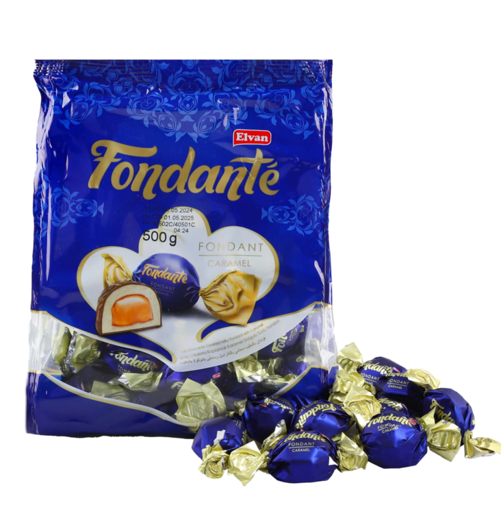 Elvan Fondante Milk Caramel/ Maitokaramelli 500g - Konvehdit - 13611 - 1