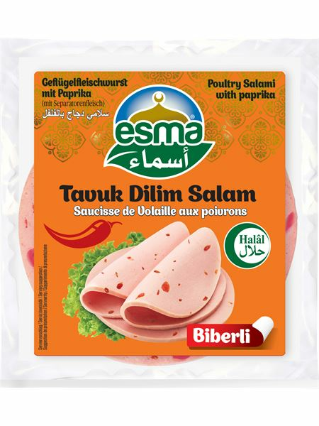 Esma Biberli Tavuk Dilim Salam / Pippurinen kanasalami leike 150g - Kana leikkeleet ja makkarat - 18511 - 1