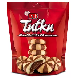 Eti Tutku Cocoa Cream Biscuit / Suklaatäytekeksi 126g - Täytekeksit ja vohvelit - 14391 - 1