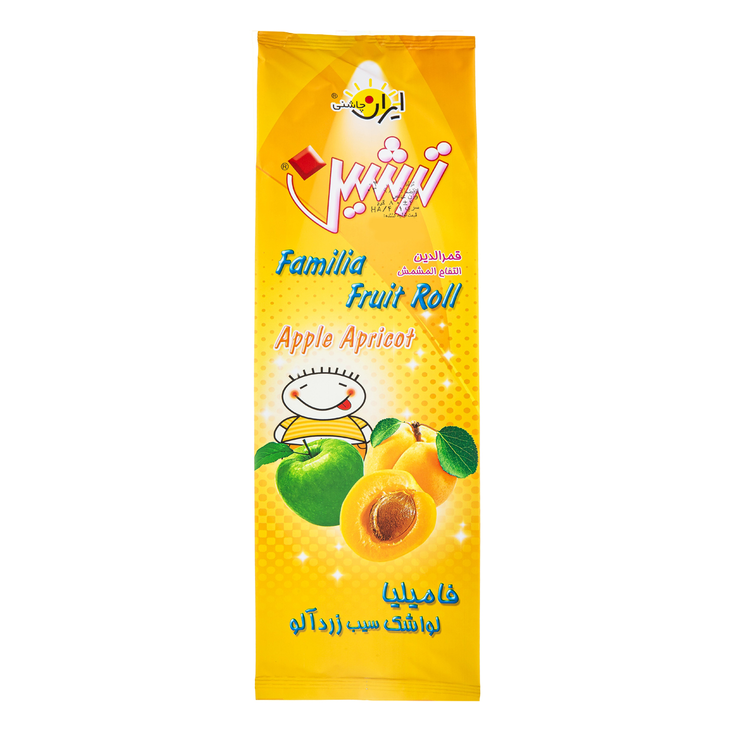 Familia Apple-Apricot Fruit Roll/ Omena-aprikoosirulla 80g - Irtomakeiset - 2421 - 1