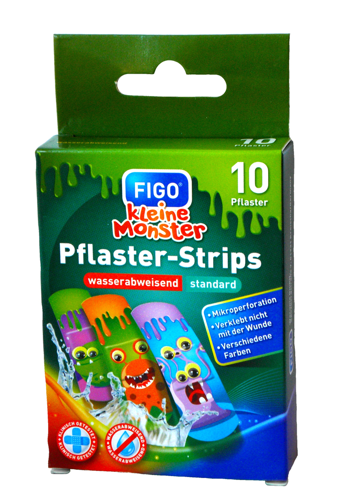 Figo Pflaster-Strips/ Laastari 10kpl - Hygieniatarvikkeet - 17931 - 1